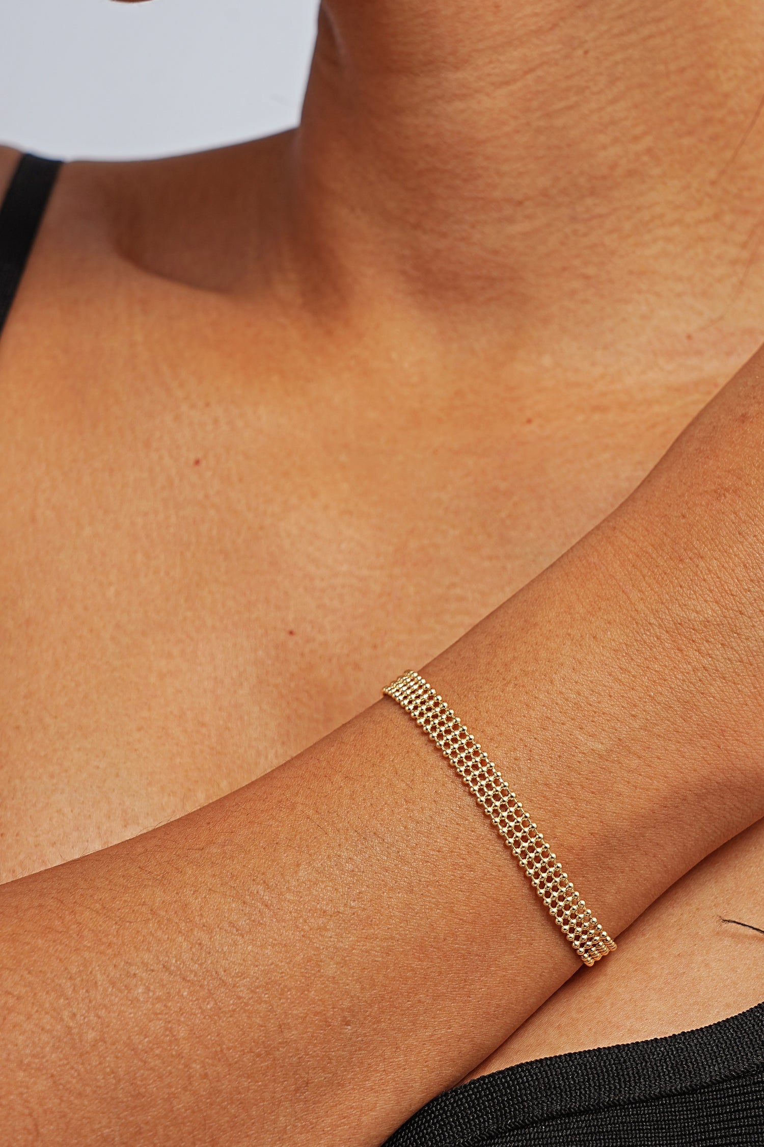 Fine 14K Gold Woven Bracelet