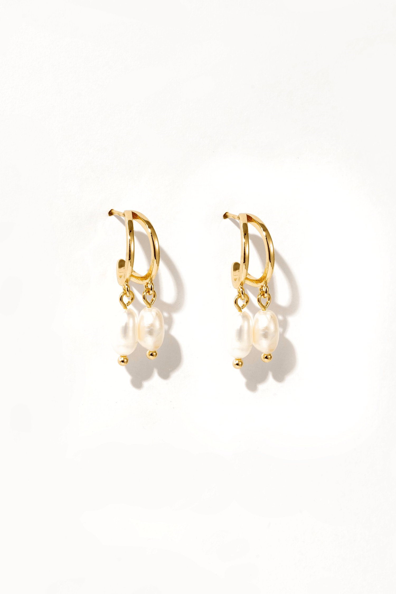 Harper Twin Pearl Drop Earrings