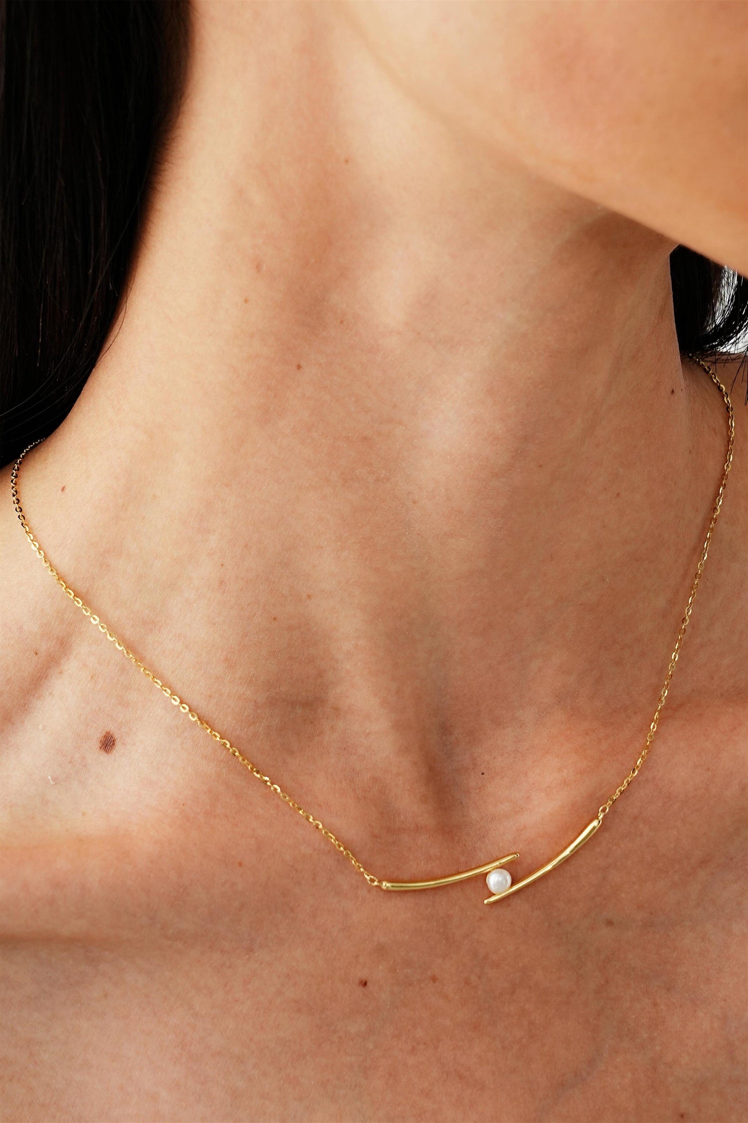 Gemma Pearl Necklace