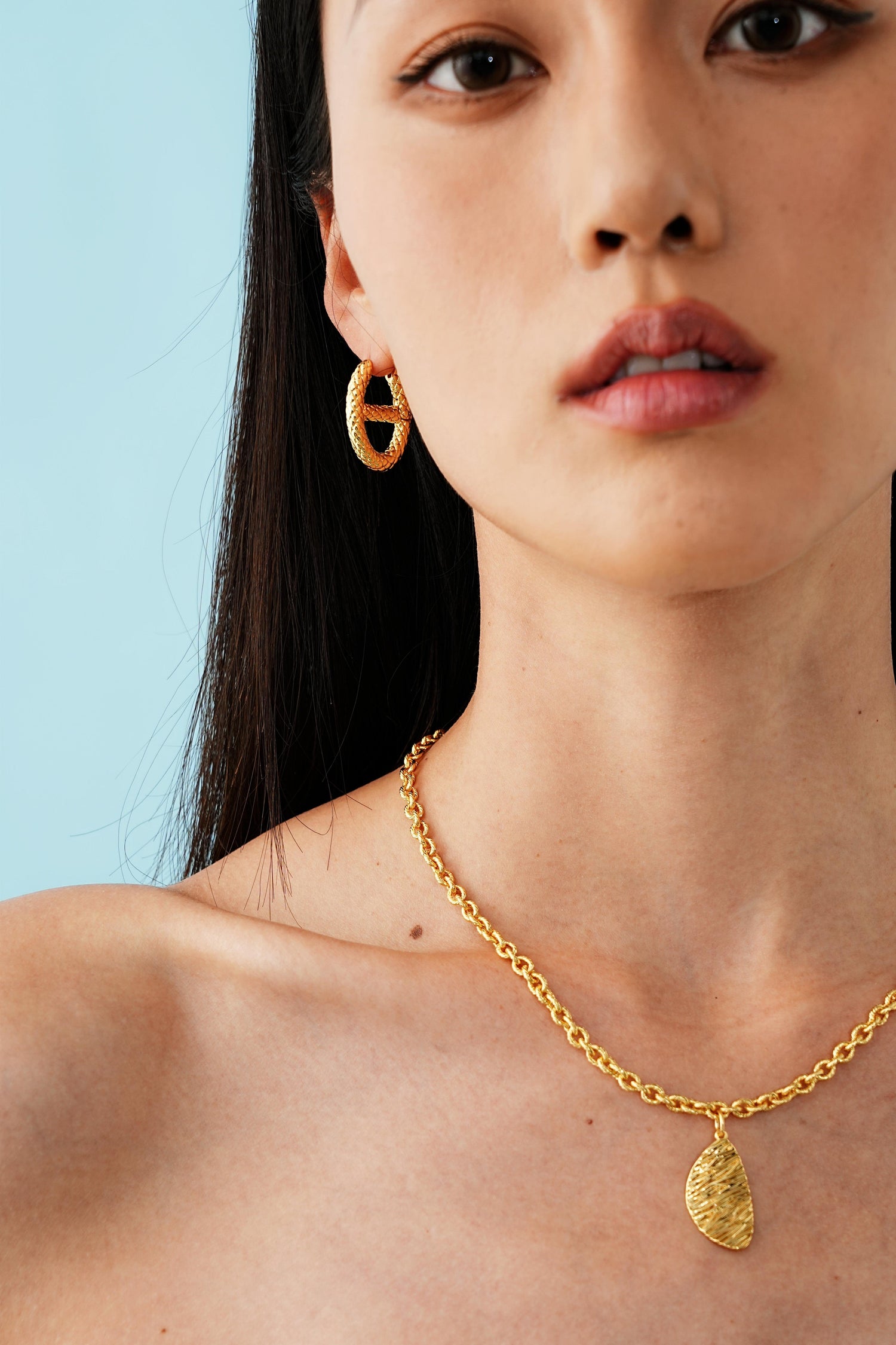 Alessia Chunky Hoop Earrings